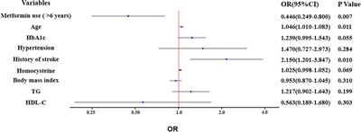 Long-Term Use of Metformin Is Associated With Reduced Risk of Cognitive Impairment With Alleviation of Cerebral Small Vessel Disease Burden in Patients With Type 2 Diabetes